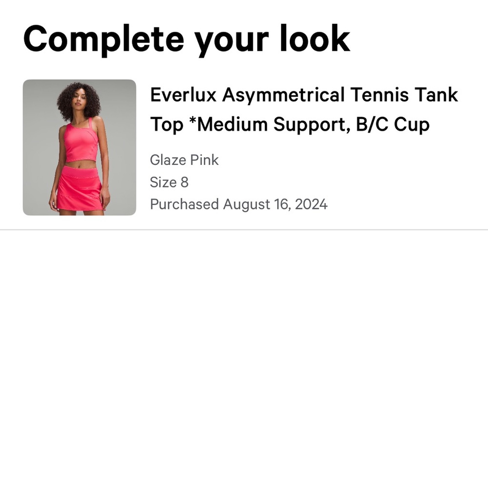 lululemon athletica Pink Tank Top - Picture 3 of 3